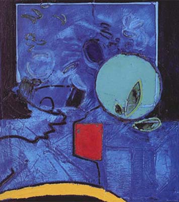 Composizione con fascia gialla, 2000  -->