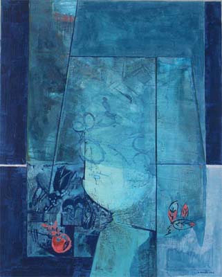 Composizione turchese, 2000  -->