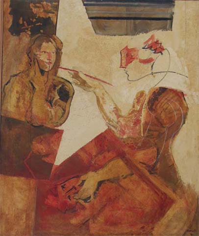 La pittura e la modella, 1978   -->