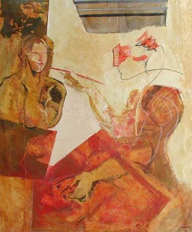 Il pittore e la modella, 1978    -->