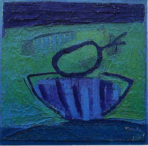 Vaso con frutto, 1962  -->